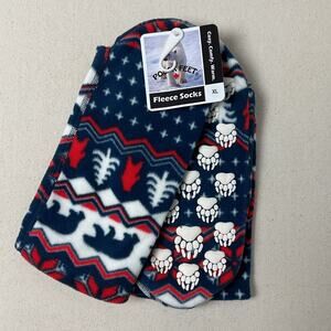 Polar Feet Soft Cozy Fleece Grip Socks Adult XL NWT